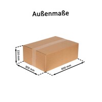 Karton 40x30x15 cm - Versandkarton 400x300x150 mm