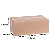 Karton 40x25x15 cm - Versandkarton 400x250x150 mm